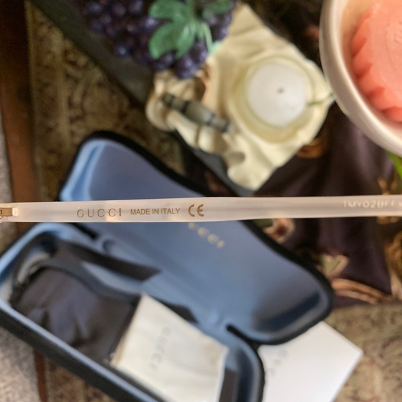 Authentic GUCCI 53 acetate/Metal optical glasses - Picture 10 of 13